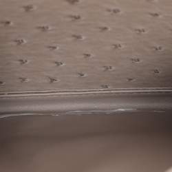 Pre Owned Louis Vuitton Beige Ostrich Mirada Bag