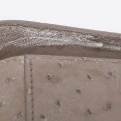 Pre Owned Louis Vuitton Beige Ostrich Mirada Bag