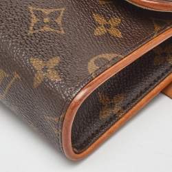 Pre Owned Louis Vuitton Monogram Canvas Pochette Florentine Belt Bag