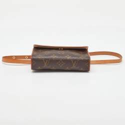 Pre Owned Louis Vuitton Monogram Canvas Pochette Florentine Belt Bag