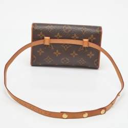 Pre Owned Louis Vuitton Monogram Canvas Pochette Florentine Belt Bag