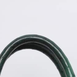 Pre Owned Louis Vuitton Green Ostrich Alma BB Bag