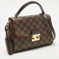Pre Owned Louis Vuitton Damier Ebene Canvas Croisette Bag