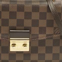 Pre Owned Louis Vuitton Damier Ebene Canvas Croisette Bag