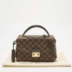 Pre Owned Louis Vuitton Damier Ebene Canvas Croisette Bag