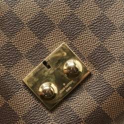 Pre Owned Louis Vuitton Damier Ebene Canvas Croisette Bag