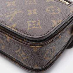 Pre Owned Louis Vuitton Pochette Metis EW Monogram Canvas Shoulder Bag