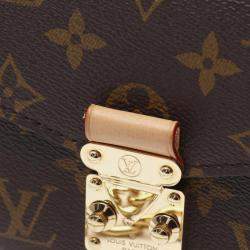 Pre Owned Louis Vuitton Pochette Metis EW Monogram Canvas Shoulder Bag