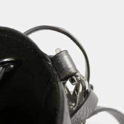 Pre Owned Louis Vuitton Bella Metallic Grey Mahina Leather Shoulder Bag