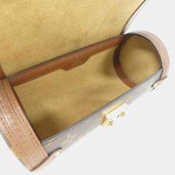 Pre Owned حقيبة كتف بلويس فويتون مونوغرام بابيلون ترانك