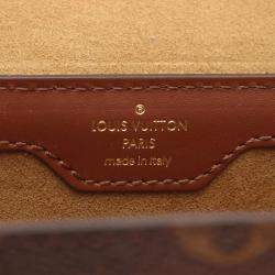 Pre Owned حقيبة لوي فيتون بابيلون ترنك قماش مطلي جلد مونوغرام بني