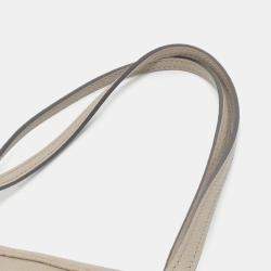 Pre Owned Louis Vuitton Neverfull MM Tourterelle Monogram Empreinte Leather Tote Bag