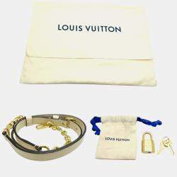 Pre Owned Louis Vuitton Speedy Bandouliere 20 Cream Monogram Empreinte Leather Boston Bag