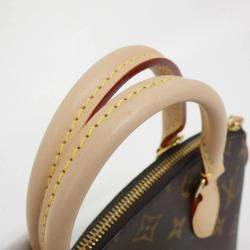 Pre Owned Louis Vuitton Lockit BB Monogram Coated Canvas Handbag