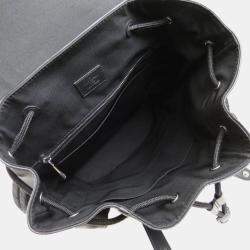 Pre Owned Louis Vuitton Christopher PM Black Damier Graphite Canvas Backpack