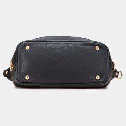Pre Owned Louis Vuitton Black Monogram Mahina Stellar PM
