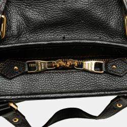 Pre Owned Louis Vuitton Black Monogram Mahina Stellar PM