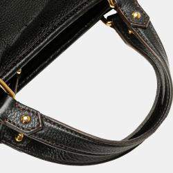 Pre Owned Louis Vuitton Black Monogram Mahina Stellar PM