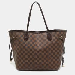 Pre Owned Louis Vuitton Damier Ebene Canvas Neverfull MM Bag