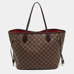 Pre Owned Louis Vuitton Damier Ebene Canvas Neverfull MM Bag