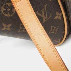 Pre Owned Louis Vuitton Ellipse Shopping Brown Canvas Shoulder Bag