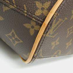 Pre Owned Louis Vuitton Ellipse Shopping Brown Canvas Shoulder Bag