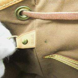 Pre Owned Louis Vuitton Montsouris MM Brown Canvas Backpack