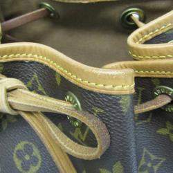 Pre Owned Louis Vuitton Montsouris MM Brown Canvas Backpack