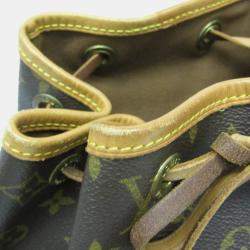 Pre Owned Louis Vuitton Montsouris MM Brown Canvas Backpack