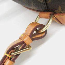 Pre Owned Louis Vuitton Montsouris MM Brown Canvas Backpack
