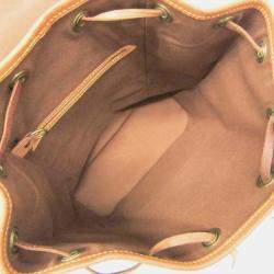 Pre Owned Louis Vuitton Montsouris MM Brown Canvas Backpack