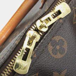 Pre Owned Louis Vuitton Speedy Bandouliere 30 Brown Canvas Handbag