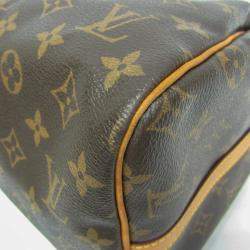 Pre Owned Louis Vuitton Speedy Bandouliere 30 Brown Canvas Handbag