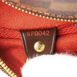 Pre Owned Louis Vuitton Brown Damier Ebene Nolita 24 Heures