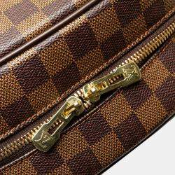 Pre Owned Louis Vuitton Brown Damier Ebene Nolita 24 Heures