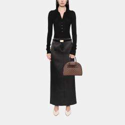 Pre Owned Louis Vuitton Brown Damier Ebene Nolita 24 Heures