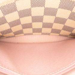 Pre Owned Louis Vuitton White Damier Azur Pochette Felicie