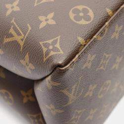 Pre Owned Louis Vuitton Grand Palais MM Brown Monogram Coated Canvas Shoulder Bag