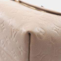 Pre Owned Louis Vuitton Montsouris PM Beige Monogram Empreinte Leather Backpack