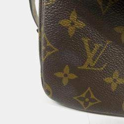 Pre Owned Louis Vuitton Pochette Metis MM Brown Monogram Reverse Shoulder Bag