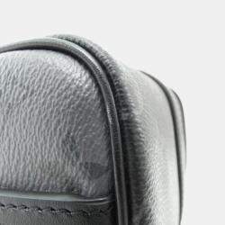 Pre Owned Louis Vuitton Keepall Bandouliere 25 Grey Canvas Boston Bag