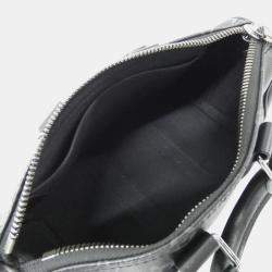 Pre Owned Louis Vuitton Keepall Bandouliere 25 Grey Canvas Boston Bag