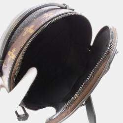 Pre Owned Louis Vuitton Wheel Box Brown Canvas Shoulder Bag