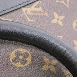 Pre Owned Louis Vuitton Keepall Bandouliere 45 Brown Canvas Boston Bag