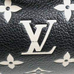 Pre Owned Louis Vuitton Speedy Bandouliere 20 Black/White/Pink Leather Boston Bag