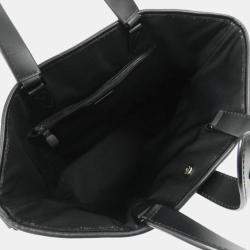 Pre Owned Louis Vuitton Saumur Black Monogram Eclipse Canvas Handbag