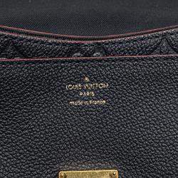 Pre Owned Louis Vuitton Navy Blue Monogram Empreinte Blanche BB