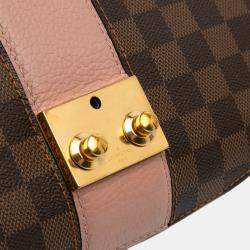 Pre Owned Louis Vuitton Brown Damier Ebene Cuir Taurillon Wight