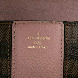 Pre Owned Louis Vuitton Brown Damier Ebene Cuir Taurillon Wight