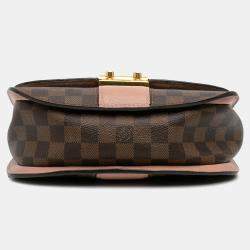Pre Owned Louis Vuitton Brown Damier Ebene Cuir Taurillon Wight